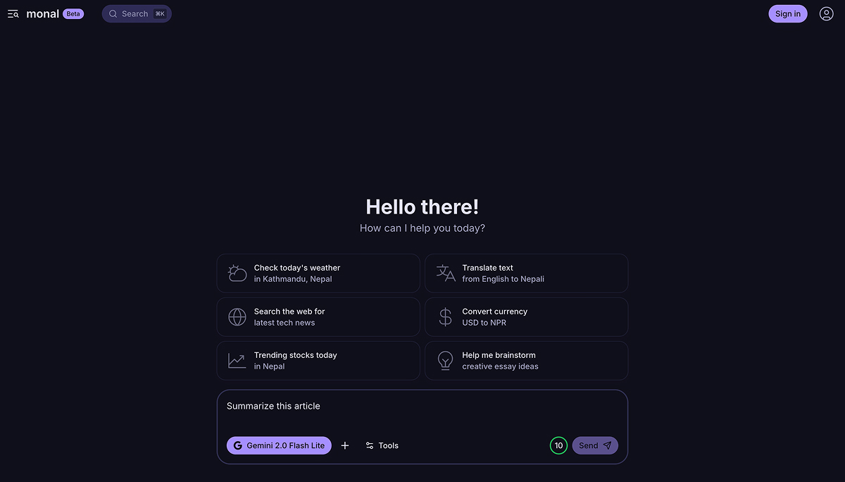 Monal Chat Desktop App